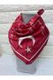 Red Atatürk Signed Turkish Flag Scarf - 23 April, 29 October, 19 May - 2