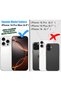 iPhone 16 Pro Max Transparent Silicone Phone Case Thick and Durable Cover - 5