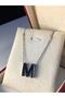 Letter m three-dimensional white steel women's necklace in illuminated box • for lover • for wife • for mother • for friend necklace - 3