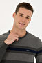 Men's Anthracite Melange Sweater 50272107 -Vr081 - 2