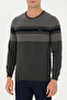 Men's Anthracite Melange Sweater 50272107 -Vr081 - 6