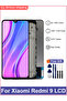 شاشة LCD سوداء بدون إطار مقاس 6.53 بوصة لهاتف Redmi 9، شاشة لمس لهاتف Redmi 9، موديل M2004J19G M2004J19C - 8