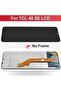 مجموعة محول رقمي لشاشة LCD تعمل باللمس مقاس 6.75 بوصة بدون إطار أسود لهاتف TCL 40 SE - 2