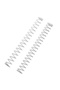 زنبرك ضغط مربع مسطح، قطر السلك 1.0 مم، أبعاده 1.0 × 7 × 21 × 190 مم - 3