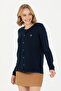 Women's Navy Blue Basic Knitwear Cardigan 50276610-Vr033 - 3