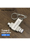 محركات أقراص فلاش USB من النوع C فضية سعة 64 جيجابايت 3.0 128 جيجابايت بندريف 64 جيجابايت محرك أقراص فلاش من النوع c f - 6
