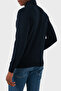 Men's Polo Neck Sweat - 100% Wool, Slim Fit, Buttoned - 57163 14293 598 - 5