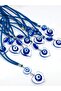 Heart Shaped Car Mirror Ornament Car Charm Evil Eye Protection - 4