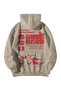 Cream Unisex Oversized Hoodie - Kendrick Lamar Mr. Morale Die Hard Printed 3 Thread Ş Fleece-Lined Sweatshirt