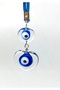 Heart Shaped Car Mirror Ornament Car Charm Evil Eye Protection - 5