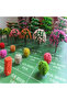 50pcs 50pcs/lot Architecture Mini Plastic Model 2-15cm Color Tree For Ho Train Layout Railway Layout - 5