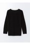 Crew Neck Women's Knitwear Sweater - W4G646Z8 - 6