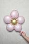 Retro Daisy Retro Pink Color Daisy Foil Balloon - 3