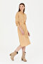 Women's Sand Woven Dress - 4