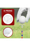 50pcs 50pcs 83mm Golf Tees Plastic Big Cup Transparent with US Flag Accessories TE021-A - 2
