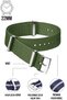22mm Fossil-Welder-Casio-Seiko-Omega-Armani Watch Compatible Nato Textile Fabric Watch Band F39Xwds-22