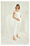 Tulle Detailed Patted Maternity Pajamas Set 18203 - 4