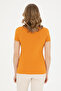 Women's Tile Basic Polo Neck T-Shirt 50280060-Vr031 - 5