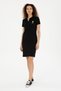 Women's Black Knitted Dress 50280069 -Vr046 - 3