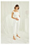 Tulle Detailed Patted Maternity Pajamas Set 18203 - 5
