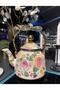 Enamel Teapot-Kettle 2.5 Lt Rose Deluxe Miss-16895-17 - 3