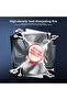 NO RGB black CPU Radiator Cooling 8MM Ultra Quiet High Cooling 1U Server Cooling Fan Suitable For In - 6