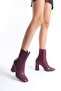 Gloria Burgundy Skin Women's Boots - 3