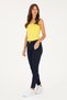 Women's Navy Blue Toothpick Fit Canvas Trousers 50281692-Vr033 - 3
