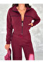 Stripe Detailed Zippered Tracksuit Set - 7