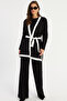 Women's Black Top and Bottom Set Mbk100