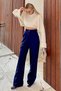 Women's Trousers - Hera Elastic Waist Pocket Palazzo Trousers