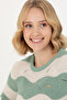 Women's Mint Crew Neck Sweater 50272043 -Vr090 - 2