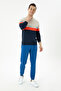 Men's Navy Blue Sweatshirt 50270726 -Vr033 - 4