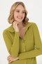Women's Pistachio Green Knitwear Dress 50270456-Vr087 - 2
