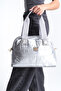 Women's Gray Parachute Fabric Medium Size Inflatable Zipper Detailed Side Pocket Daily Casual Stylish Model Bag - 5