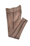 Women's Brown High Waist Ribbed Knitted Tights
