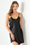 Thin Strap Mini Satin Nightgown