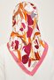 Floral Print Twill Silk Scarf 24Ya9153 52 52 - 4