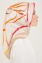 Floral Print Twill Silk Scarf 24Ya9115 31 02 - 2