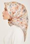Floral Print Sura Silk Scarf 24Ya9108 82 33 - 3