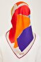 Geometric Patterned Twill Silk Scarf 24Ya9125 83 04 - 4
