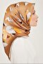Obje منقوش Twill حرير وشاح 24Ya9146 33 83 - 2