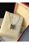 Women's Steel Necklace - Letter N Three-Dimensional, Necklace for Lover, Spouse, Mother, Friend