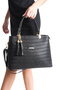 Women's Bag Faux Leather Bag with Accessories Women's Bag Woven Bag Stylish Bag Suitable for Daily Use - 4