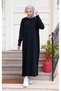 Women's Mercerized Pleated Gipe Detailed Knitwear Dress - 5