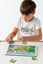 Dinosaurs Montessori Wooden Puzzle Set (24 Pieces) - Educational and Safe - 2