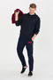Men's Navy Blue Hooded Sweatshirt 50253234 -Vr033