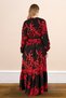 Women's High Collar Large Size Dress with Hijab Viscose Fabric Pleated and Pleated Dress - 8