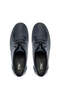 Women's Genuine Leather Navy Blue Casual Shoes - 5