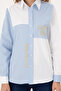 Women's Light Blue Long Sleeve Shirt 50291078 -Vr003 - 6